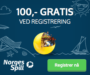 få 100% bonus opptil 2.500 kr!