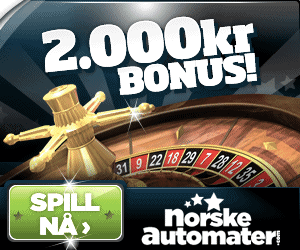 Opptil 2.000 kr + 100 gratissspinn!